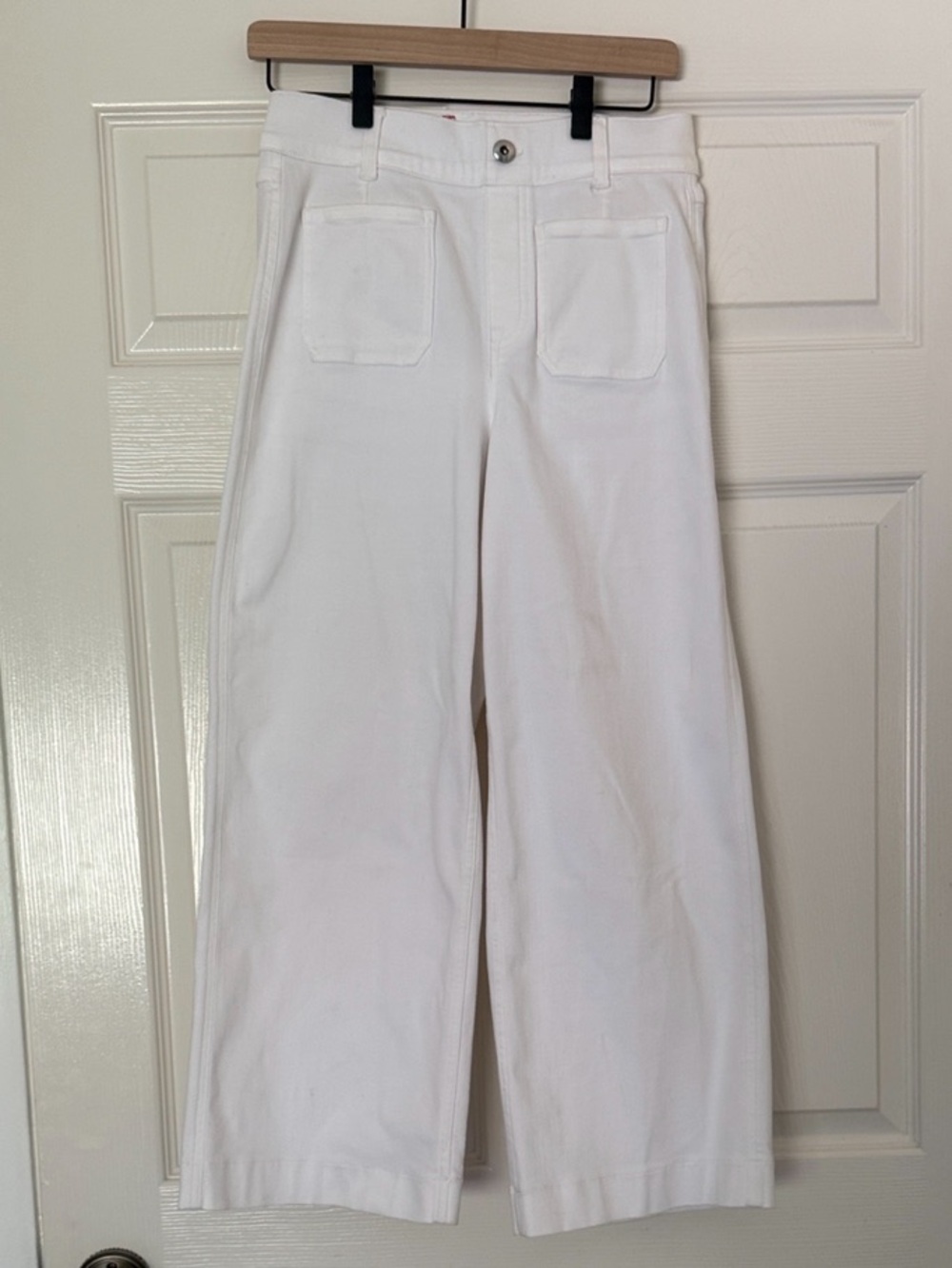 SPANX White Wide Leg Pants